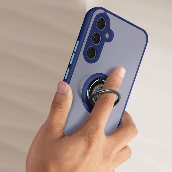 Coque - Samsung - Galaxy A54 5G - Blå - Polykarbonat + Silikon - Video Stöd Blå