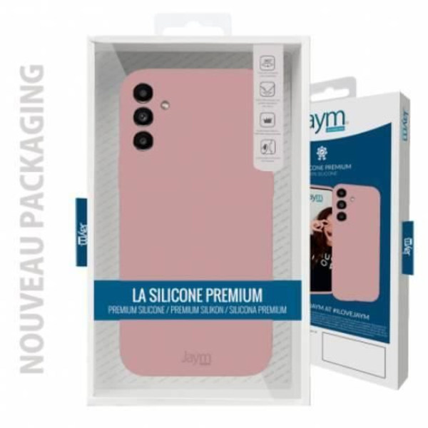 Fodral till Samsung Galaxy A03 4G - JAYM - Premium silikonmikrofiber - Rosa - Mjuk - Smidig Rosa