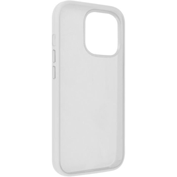 Fodral till iPhone 15 Pro Halvstyv inredning Microfiber Moxie White Vit