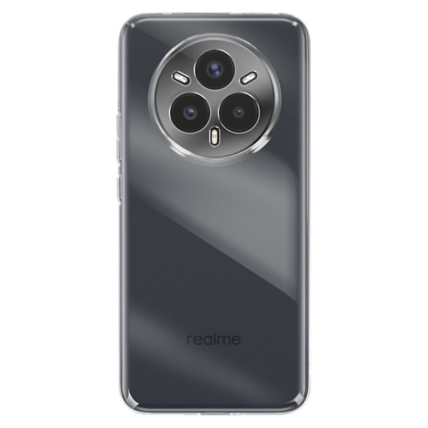 Skydd för Realme 14 Pro Silikon Mjuk Transparent Vit