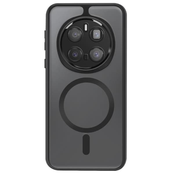 Coque MagSafe - iMak - Honor Magic 7 Pro - Stødabsorberende - Kamera Beskyttet - Sort Svart