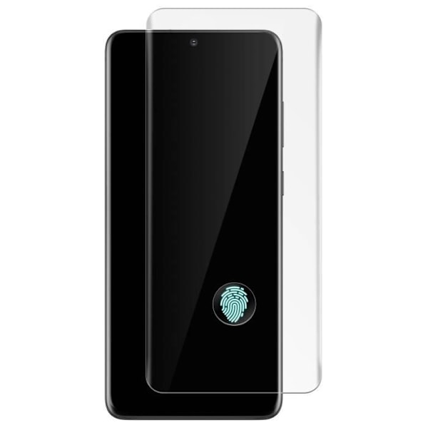 Beskyttelsesfilm - AVIZAR - Galaxy S20 Plus - 9H hærdet glas - Stødsikker - Ultra tynd og gennemsigtig Transparent, vit