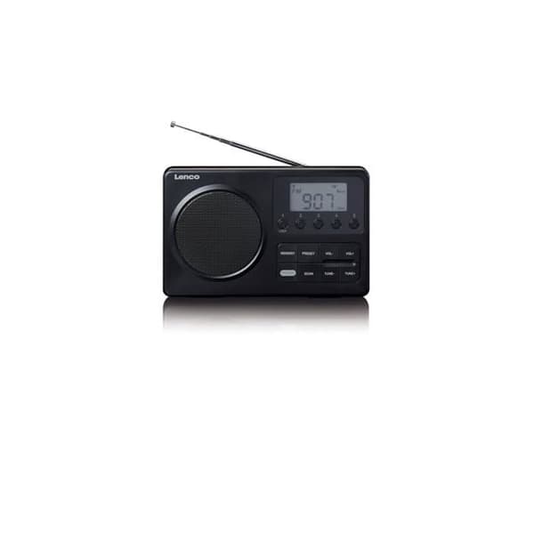 Kannettava kaiutin - LENCO - MPR-035 - Bluetooth - USB - Musta Svart