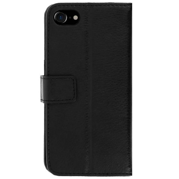 Wallet Flip Case iPhone 7:lle ja iPhone 8:lle - musta