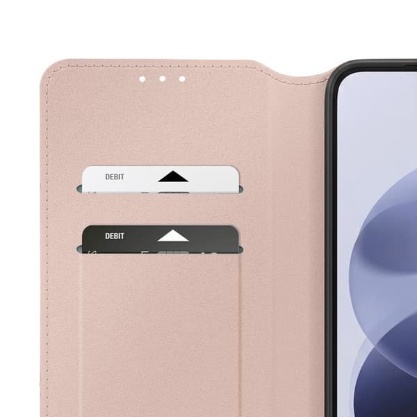 Fodral med lock för Redmi Note 17 Ställfunktion Klassisk Edition Guld Gul