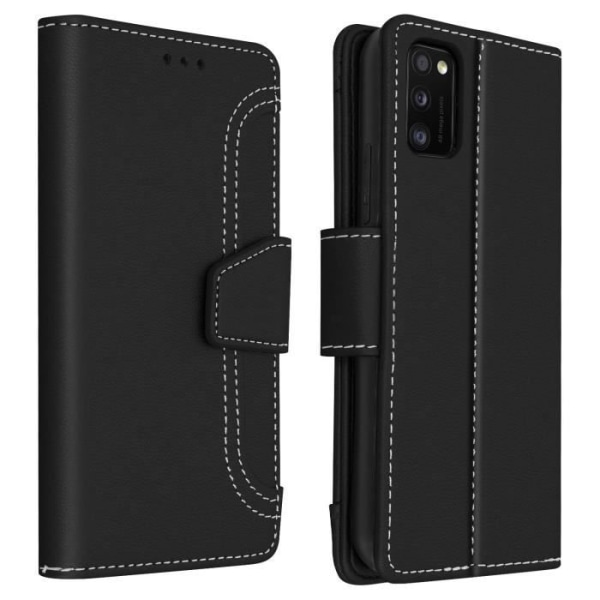 Skal till Samsung Galaxy A41 Folio Plånboksställ Funktion Svart svart