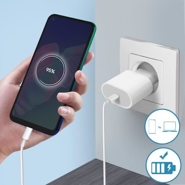 Huawei P40 Lite E mikro-USB mikro og 3,5 mm jack ladestik