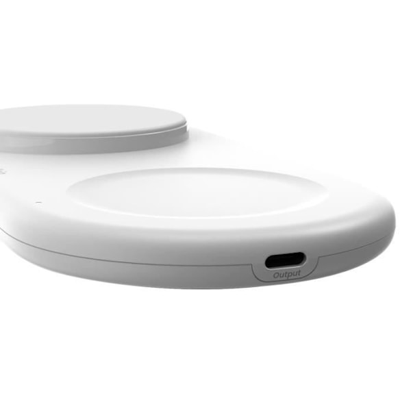 Ladestation - BELKIN - Qi2 Magnetic - Double Base - 15W - Hvid Vit