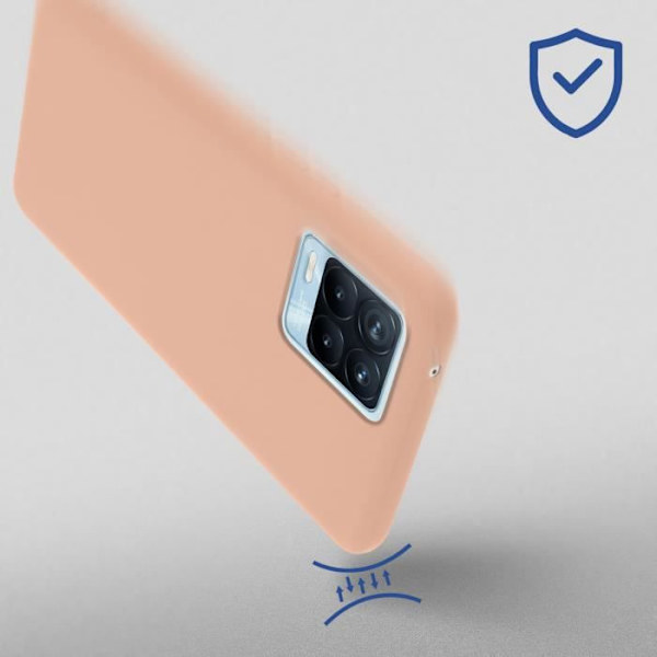 Coque - Realme - 8 Pro / 8 - Flexibel - Stötsäker - Matt Rosa Rosa