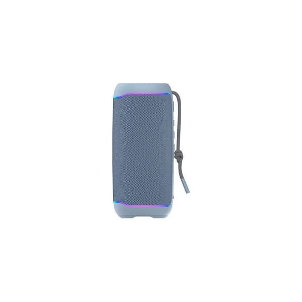 Bluetooth-högtalare - AVIZAR - Modell Parma - IPX6 - 16W - Blå LED-ljuseffekter Blå