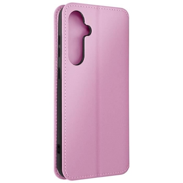 Fodral till Samsung Galaxy S24 Plus - AVIZAR - Flip-stativ med dubbla fickor - Puderrosa Rosa