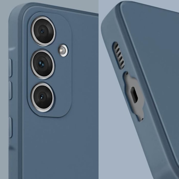Suojakuori Samsung Galaxy A55 - AVIZAR - Soft Touch Matte Joustava Silikoni - Harmaa - Laventeli Grå