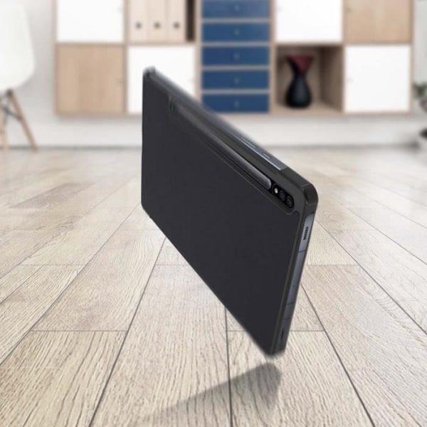 Fodral för Samsung Galaxy Tab S7 Plus 12.4 och S8 Plus Video Support Slim Design svart