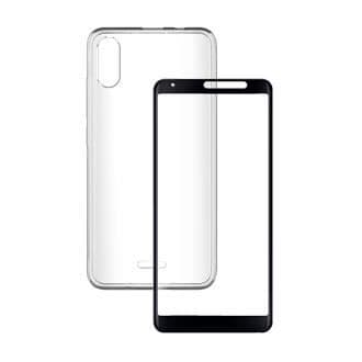 WIKO - Pack Flexibelt fodral + Härdat glas Y51