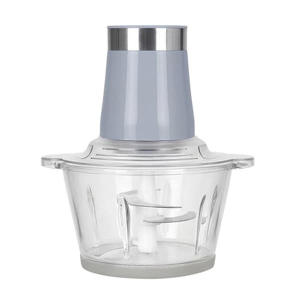 Elektrisk Hackare 200W 2 liter 2 Hastigheter med Grå Glasbowl Grå