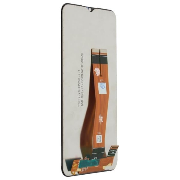 Samsung Galaxy A02s ja A03s korvaava kosketuslasinen LCD-näyttö - musta Svart
