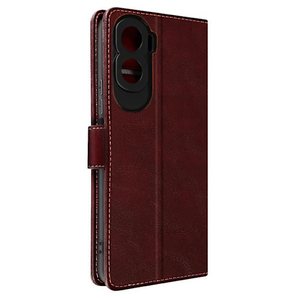 Honor 90 Lite -kotelo, anti RFID Burgundy Case Bordeaux