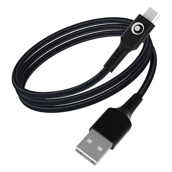 USB-A til micro-USB ladnings- og dataområde 10.5W 2.1A 1.2m BigBen Connected Sort
