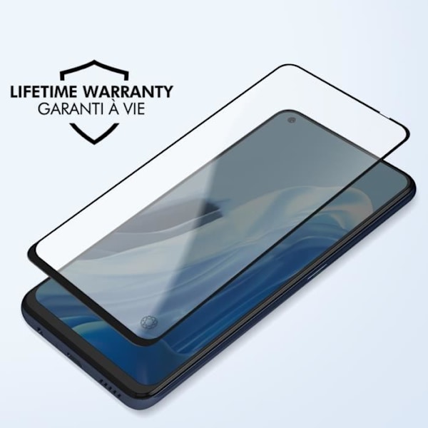 Sprosssäkert glas för Oppo Find X5 Lite och OnePlus Nord CE 2 5G Force Glass Black Svart