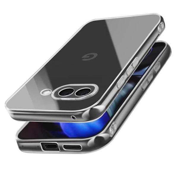 Fodral för Google Pixel 9a Kontur Silikon Baksidan Akryl Transparent Transparent