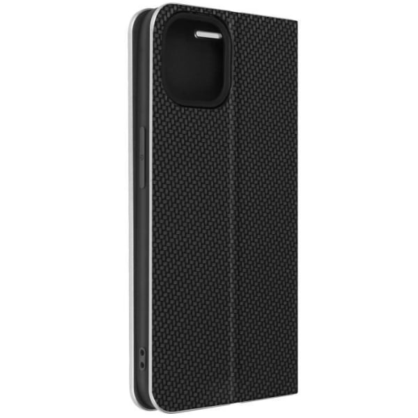 iPhone 14 etui Carbon Design Sort etui