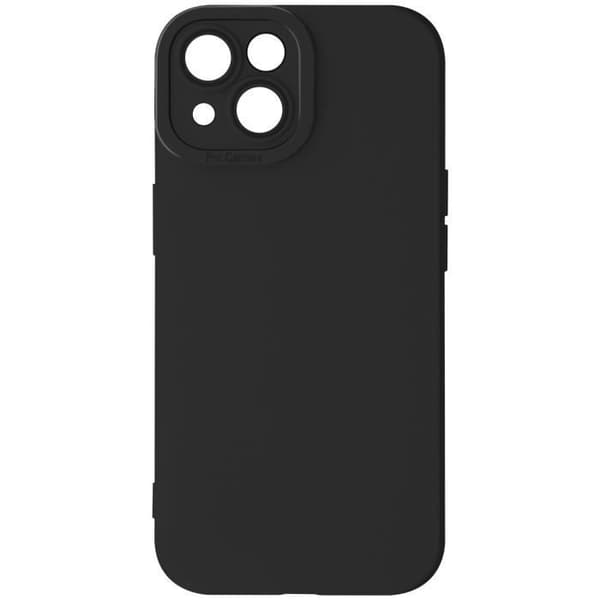 Cover til iPhone 13 - AVIZAR - Silikone Mat - Kamera Beskyttelse - Sort - Elegant Svart