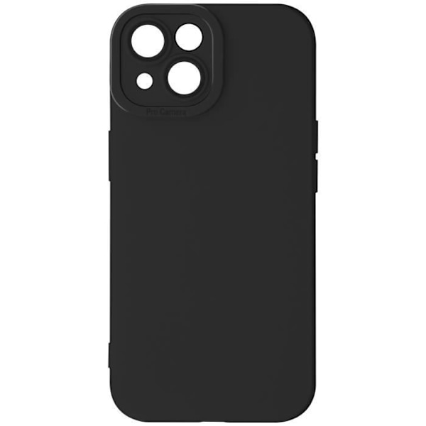 Taske til iPhone 13 - AVIZAR - Mat Silikone - Kamerabeskyttelse - Sort Svart