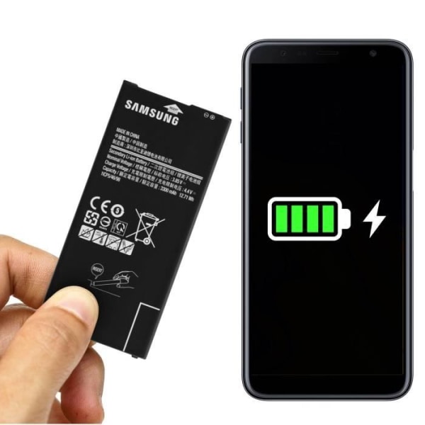 Samsung GH43-04670A Galaxy J6 Plus / J4 Plus alkuperäinen akku 3300mAh musta
