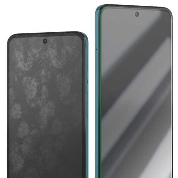 Härdat glas - AVIZAR - Google Pixel 9a - Hårdhet 9H - Rep-skydd - Avfasade kanter Vit