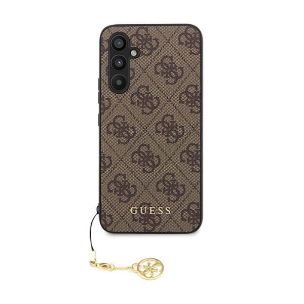 Telefon cover - Guess telefon bumper Samling af 4G charms - Samsung Galaxy S23 FE cover (brun)