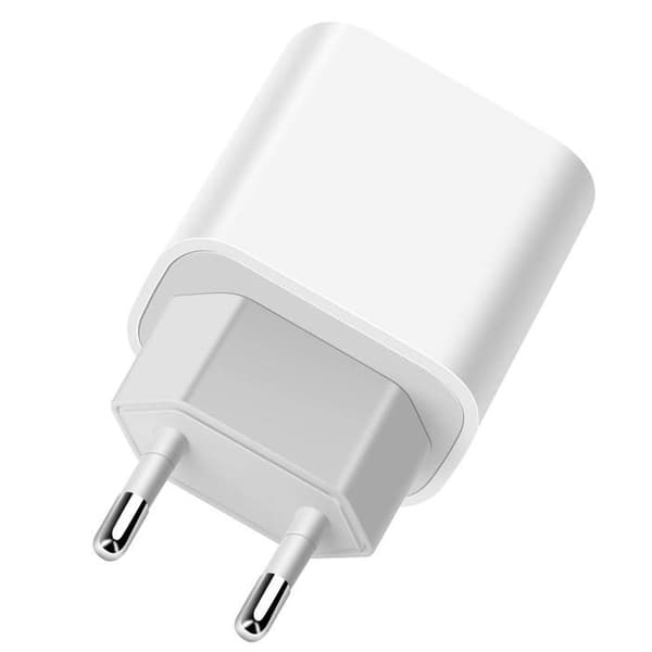 Snabbladdare USB-C 20W - MAYAXESS - Google Pixel 10 Pro Fold - Vit - Kompakt - Säker Vit