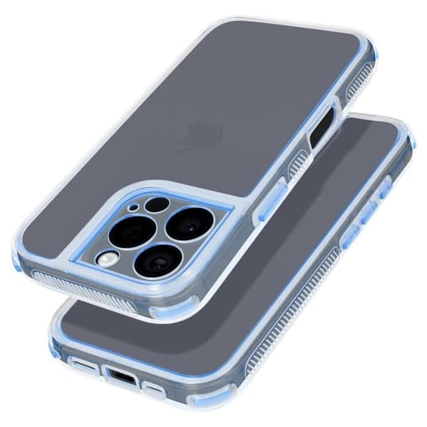 Skal till iPhone 16 Pro Max - AVIZAR - Förstärkta stötfångarhörn - Blå Blå