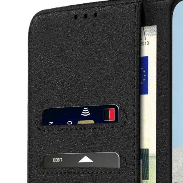 Samsung Galaxy M23 Flip Case Plånbok Video Support Funktion Svart