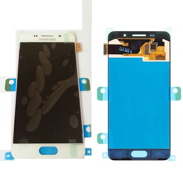 Komplet blok - Samsung - Galaxy A5 2016 - LCD touchscreen - Hvid - 5,2 tommer Vit