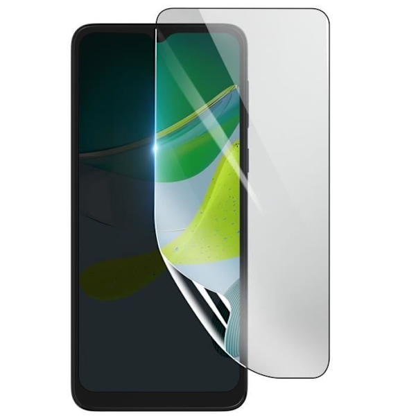 Näytönsuoja - 3MK - Motorola Moto E13 - Iskunkestävä Hydrogeeli - Läpinäkyvä - Naarmuuntumaton Transparent