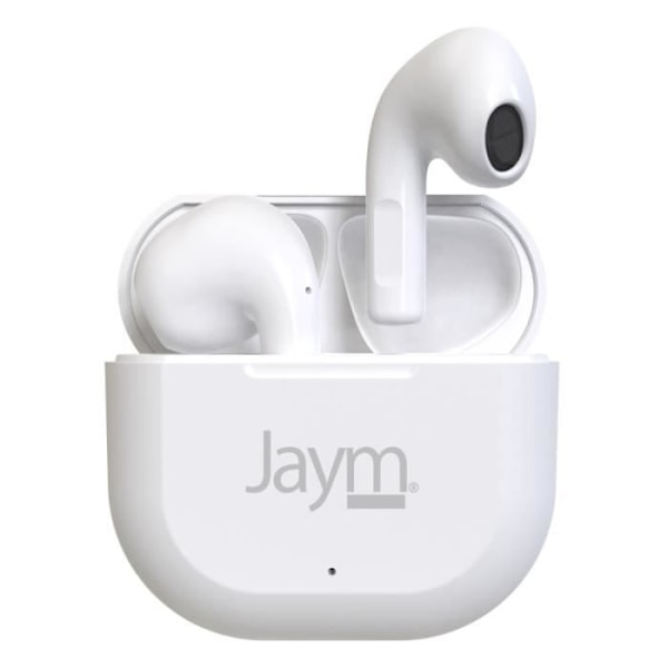Langattomat kuulokkeet - JAYM - TS-123B - Bluetooth 5.0 - Hienkestävä - Kosketusohjaimet Vit