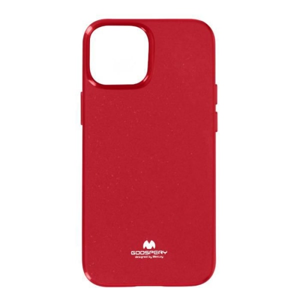 iPhone 13 Mini Silikon Gel Shiny Effect Röd Mercury Red Fodral