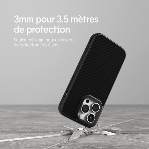 Coque - RHINOSHIELD - SolidSuit - iPhone 11 - Stødbeskyttelse - Premium Finish - Sort Svart