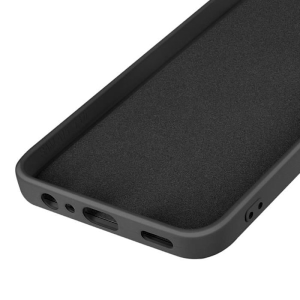 Suojakuori Samsung Galaxy A15 Sormusteline Joustava Silikoni Musta