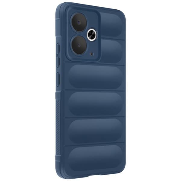 Coque för Realme 14T Stötstålig Silikon Blå Natt Mørkeblå