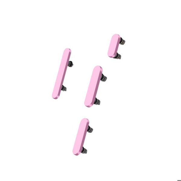 Strömbrytare och volymknapp för iPhone 16 och iPhone 16 Plus Rosé Rosa