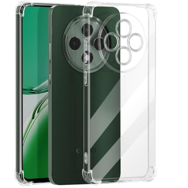 Oppo Reno 12F:n Antishock-vuoti, joustava, vahvistetut kulmat, läpinäkyvä Transparent