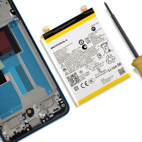 Internbatteri til Motorola Edge 50 Neo 4310mAh QV43 Original Motorola Hvid Vit