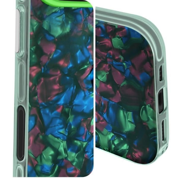 Cover til iPhone 16 Pro Max Stødsikker Blød Tutti Frutti Grøn