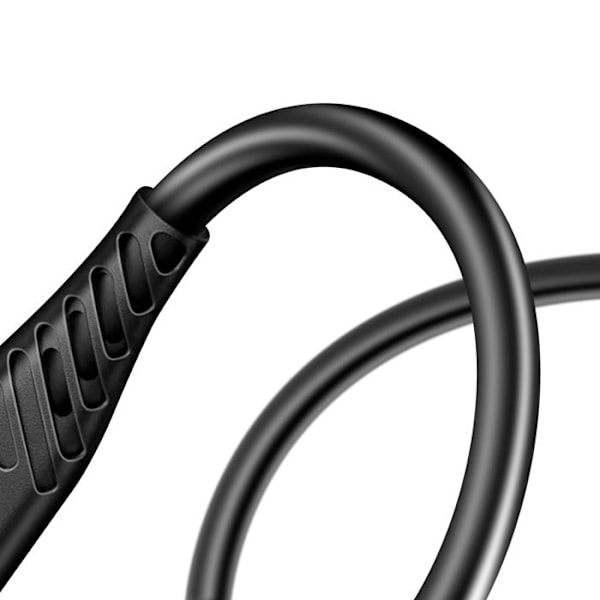 USB-C - Lightning -kaapeli 30W Silikoni Antiknuttu Swissten Musta Svart
