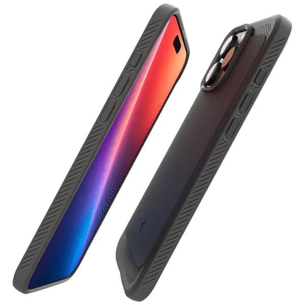Coque MagSafe - Spigen - iPhone 16 Pro - Stötsäker - Förstärkta Hörn - Elegant Design Svart
