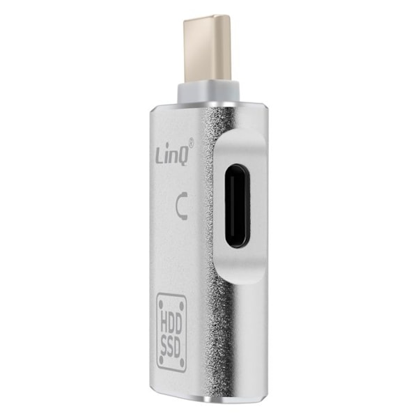 USB OTG-adapter og USB C til USB C Hurtig Dataoverførsel LinQ Sølv