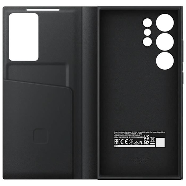 Samsung S24 Ultra Flip Fodral Smart View Touch Window Samsung Black Svart