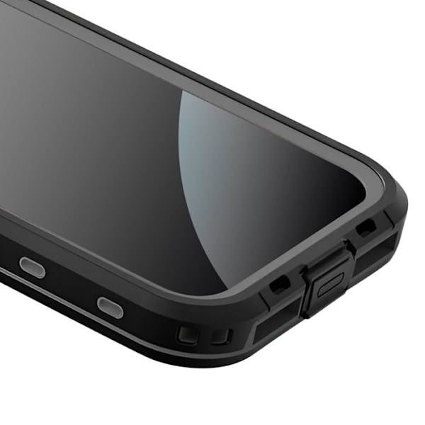 Kokonainen Kuoret iPhone 15 Pro Vedettävä MagSafe Yhteensopiva Redpepper Läpinäkyvä Vit