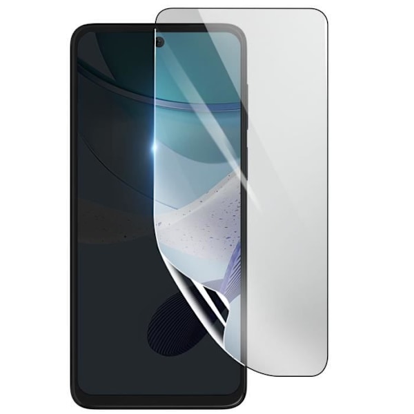 Skärmskydd - 3MK - Motorola Moto G53 - Stötsäker Hydrogel - Transparent - Reptålig Transparent